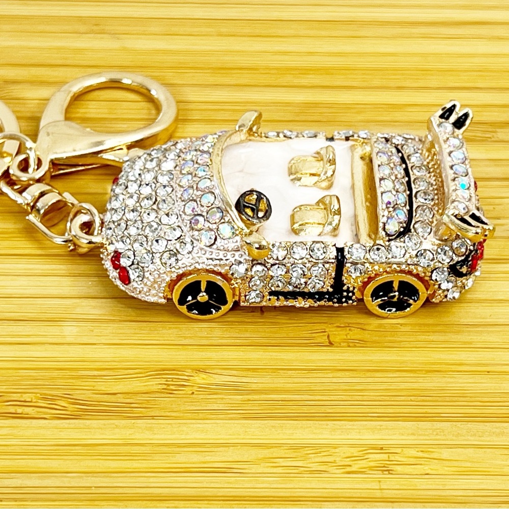 Luxury Bling Car Keychain | Rhinestone Crystal Key Ring - Picture 11 of 14